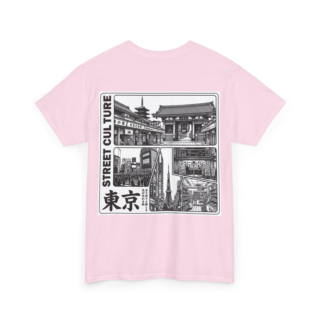 Watercolor Peach Illustration Tee | Small Chest Artwork, Minimal Fruit Design