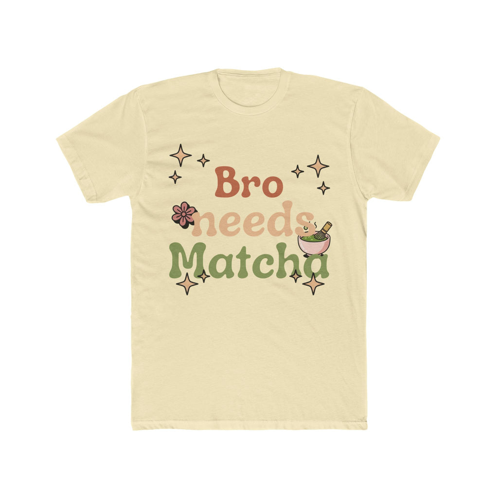 Bro Needs Matcha Tee | Front-Print Typography Graphic | Matcha Collection