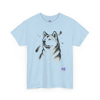 Akita Inu Sumi Ink Portrait T-Shirt — Japanese Ink Wash Dog Tee
