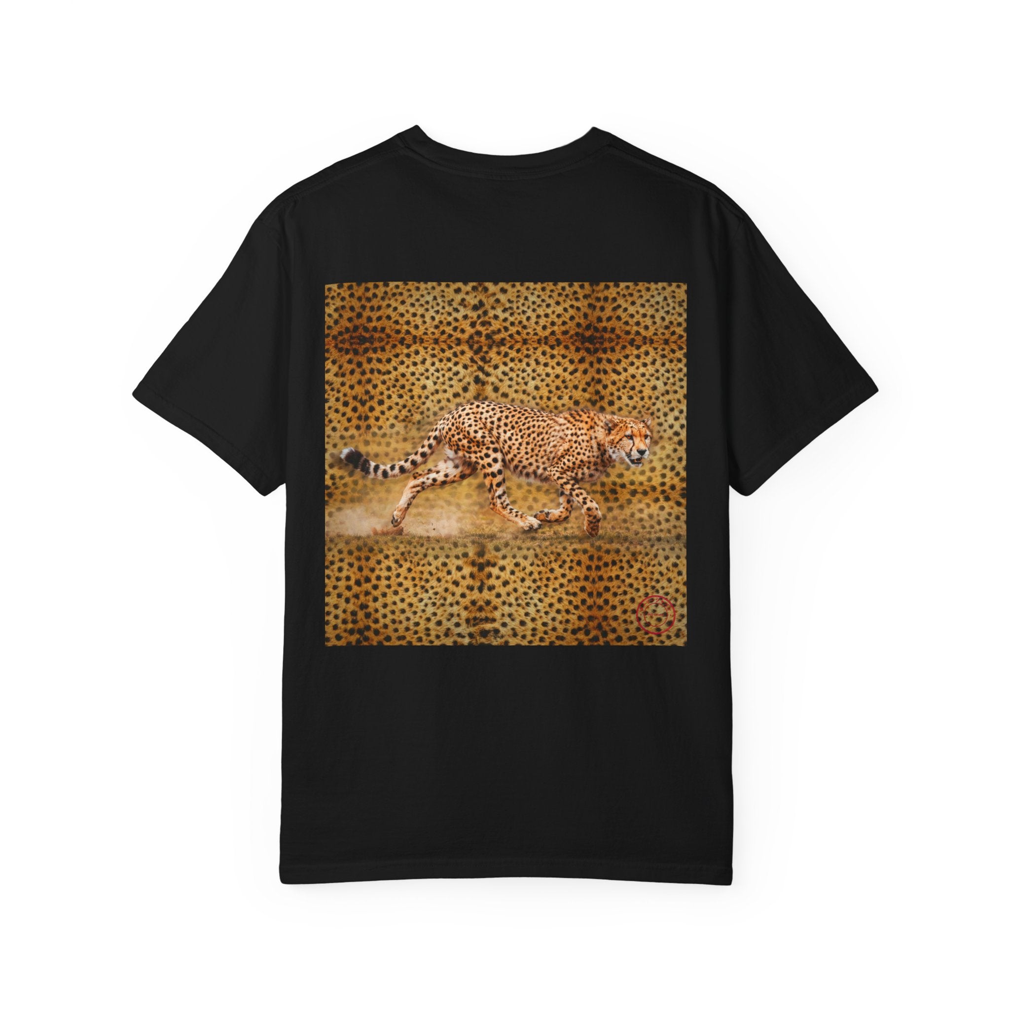 CoolyJapan — Hayate 疾風 Cheetah Tee | Dark Color | Comfort Colors 1717