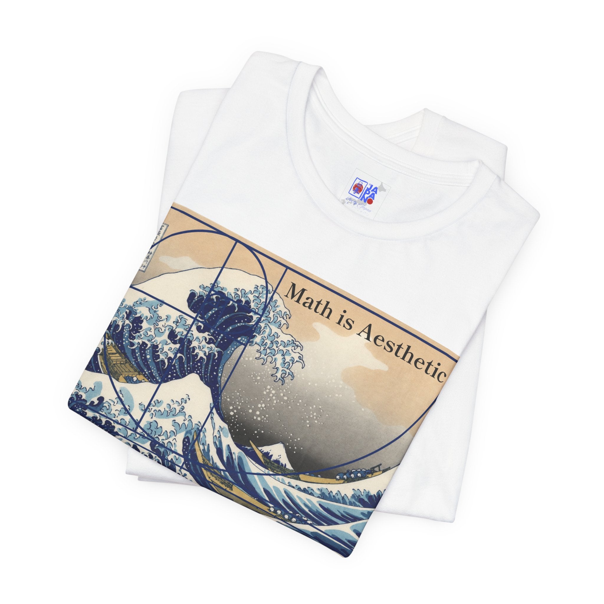 Great Wave Golden Ratio T-Shirt — "Math is Aesthetic" Hokusai Graphic Tee