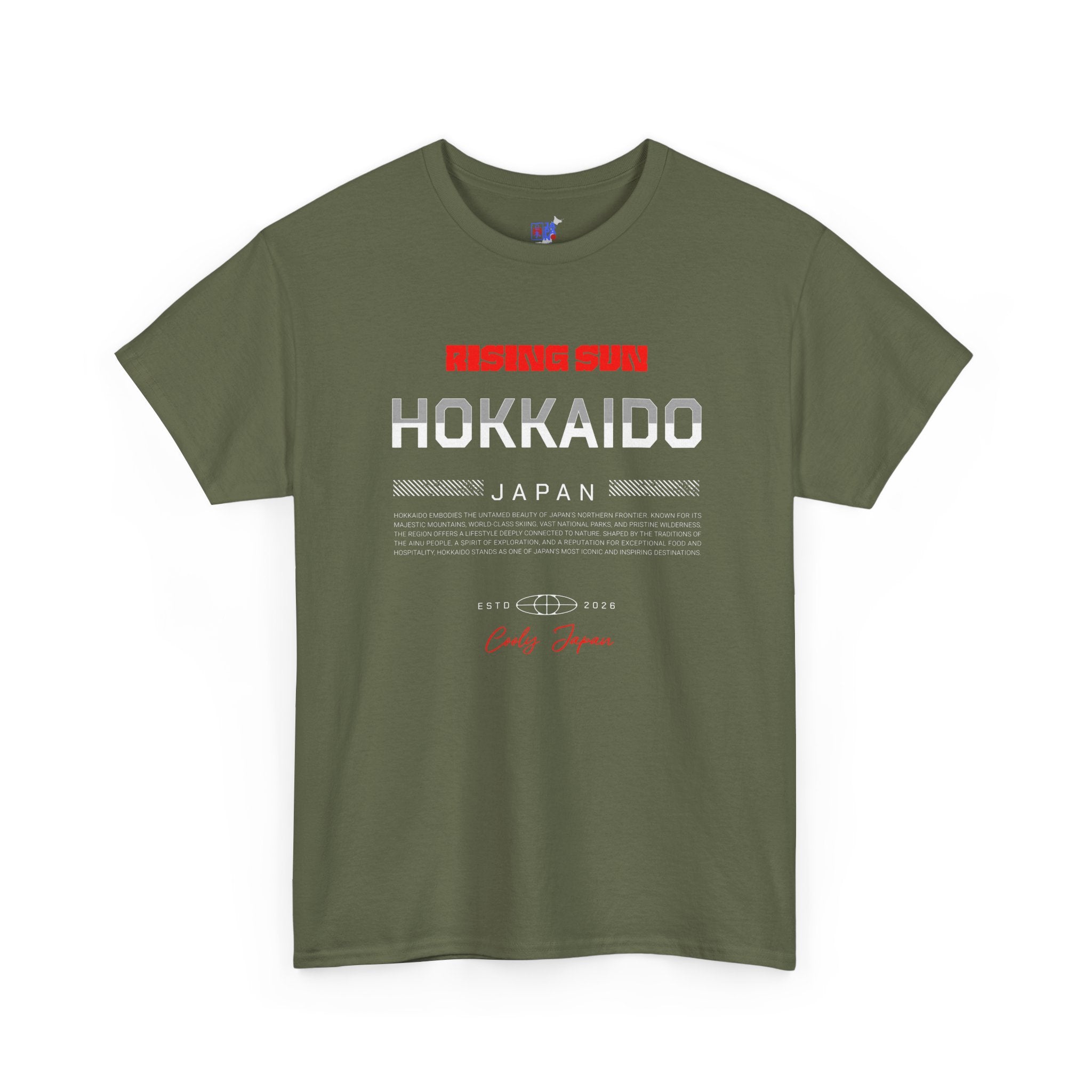Hokkaido T-Shirt | 北海道 Wild North & Powder Snow Japan Tee | Designed by Japanese