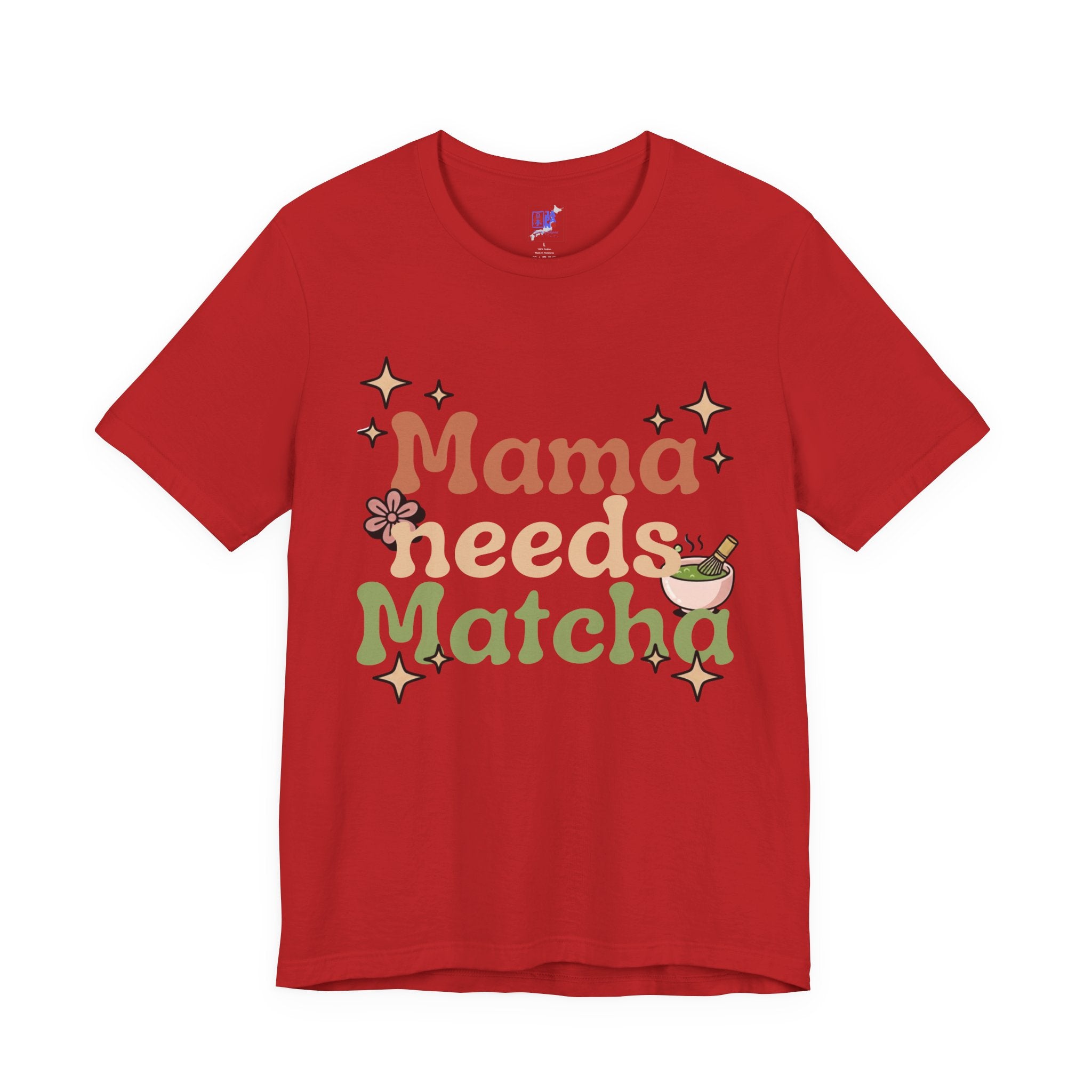 Mama Needs Matcha Tee | Pastel Front-Print Typography | Matcha Collection