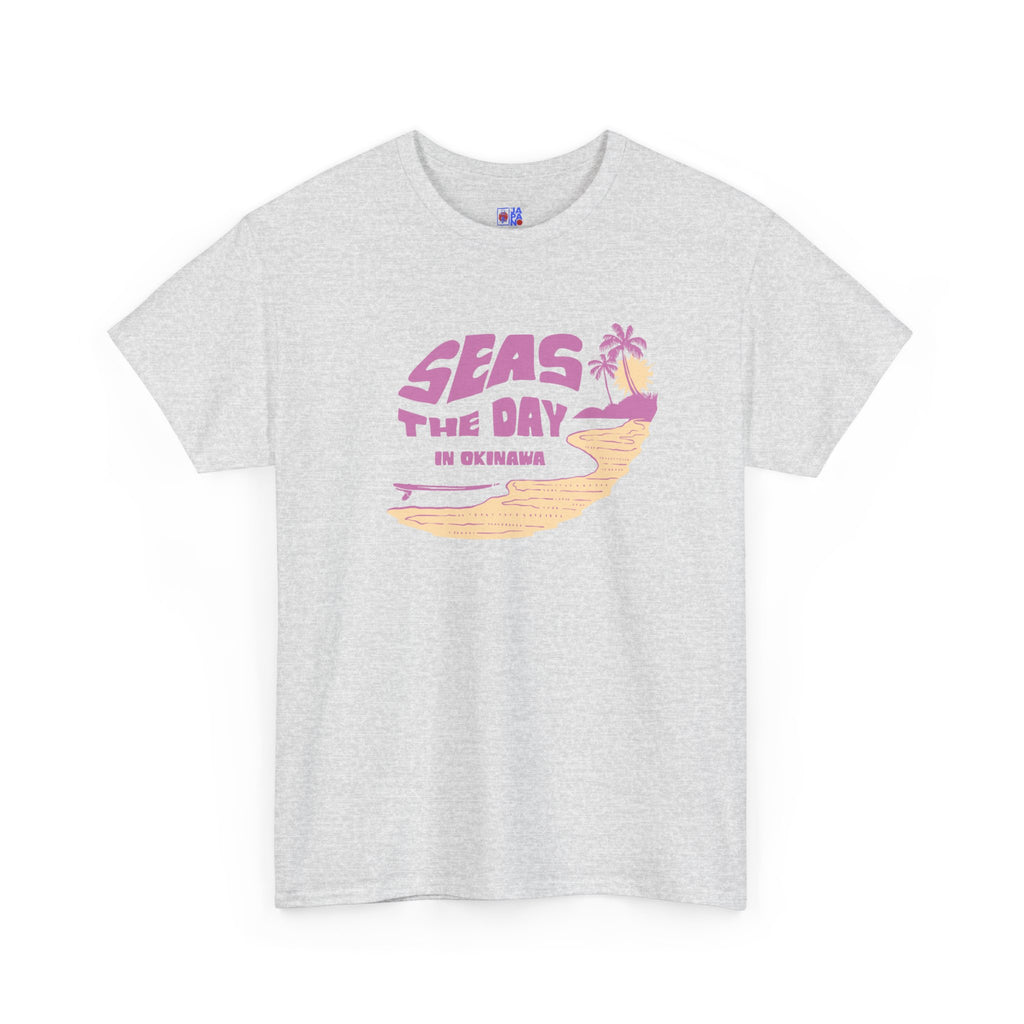 Seas the Day Okinawa Beach Tee — Vacation Graphic T-Shirt