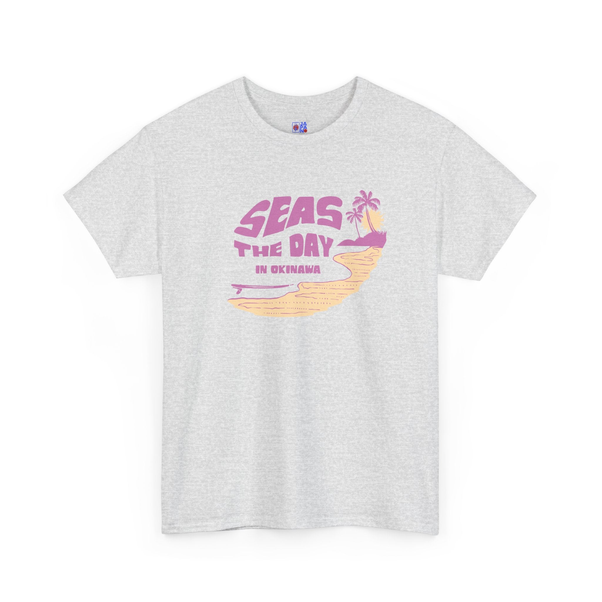 Seas the Day Okinawa Beach Tee — Vacation Graphic T-Shirt