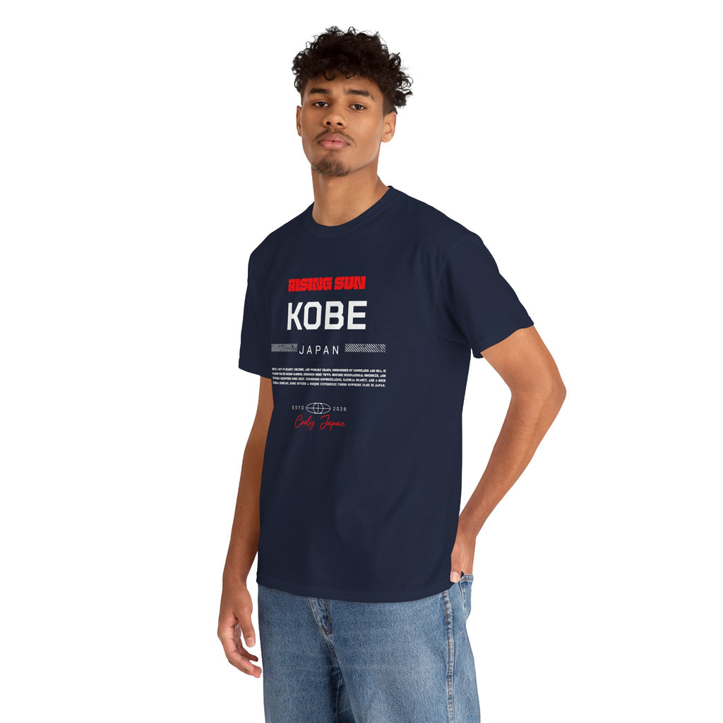 Kobe T-Shirt | 神戸 Rokko Mountains & Harbor City Japan Tee | Designed by Japanese