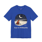 Hokkaido Fox — Kitsune Under the Winter Moon | Japanese Night Fox Graphic Tee