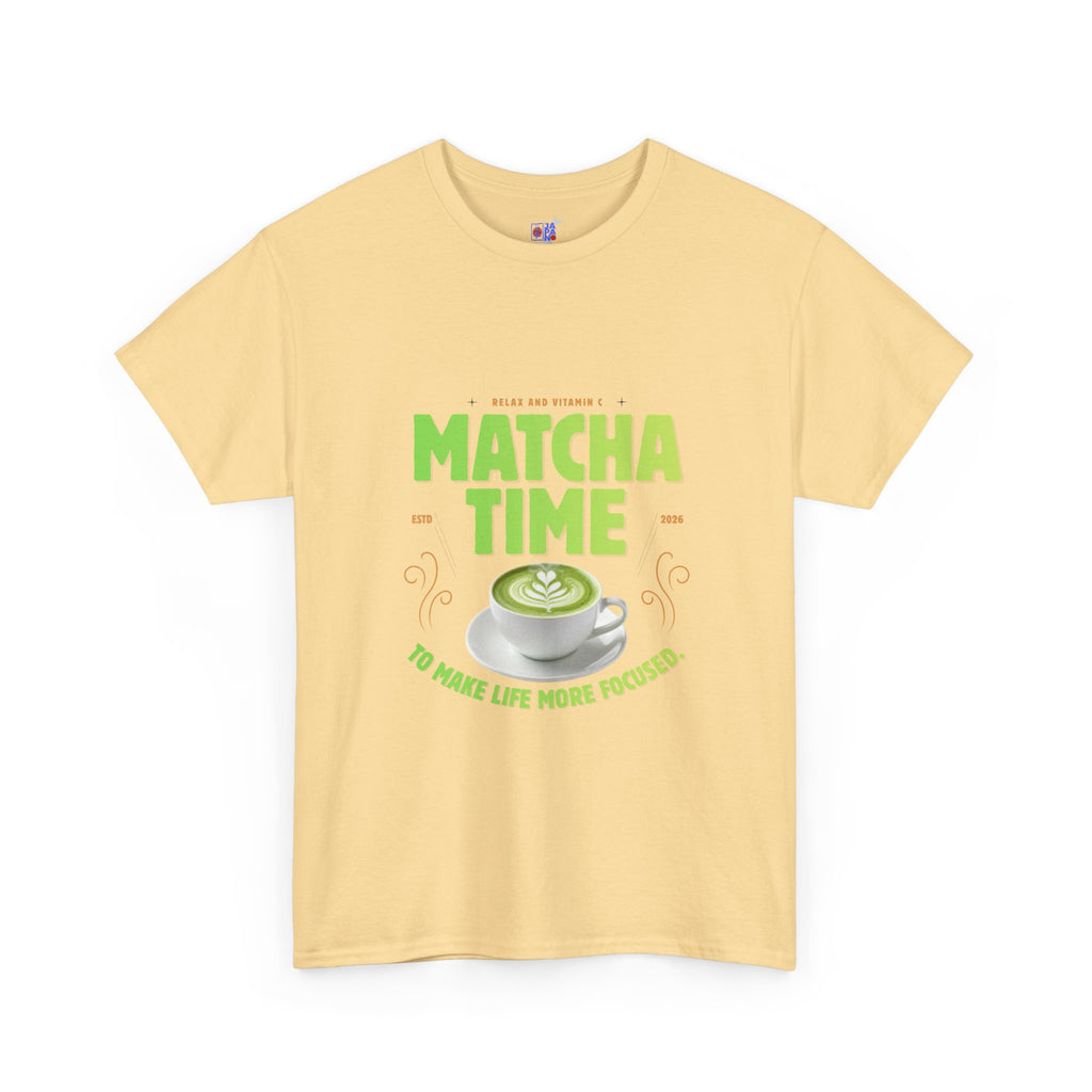 Matcha Time Tee — "Matcha Time to Make Life More Focused" Graphic T-Shirt