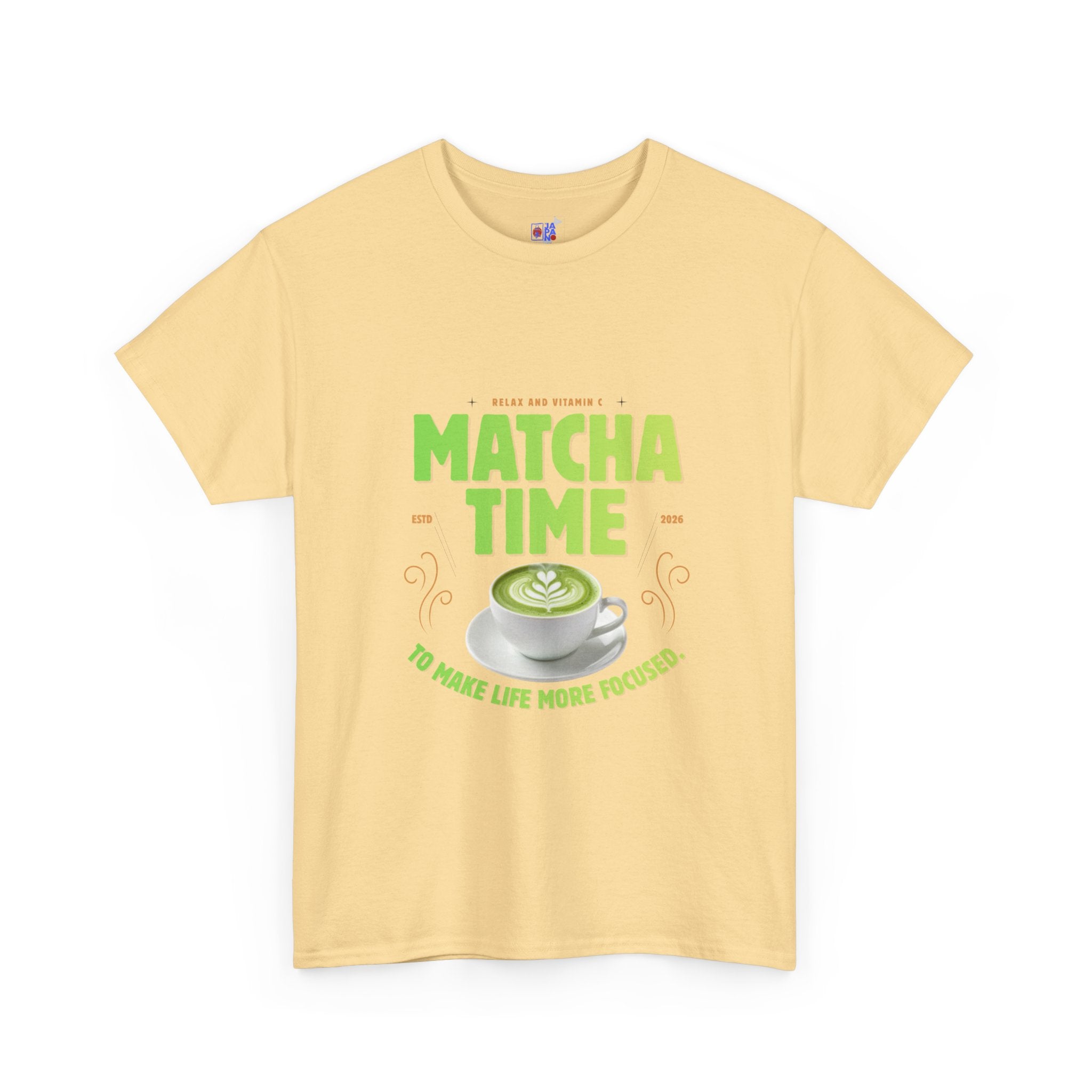 Matcha Time Tee — "Matcha Time to Make Life More Focused" Graphic T-Shirt
