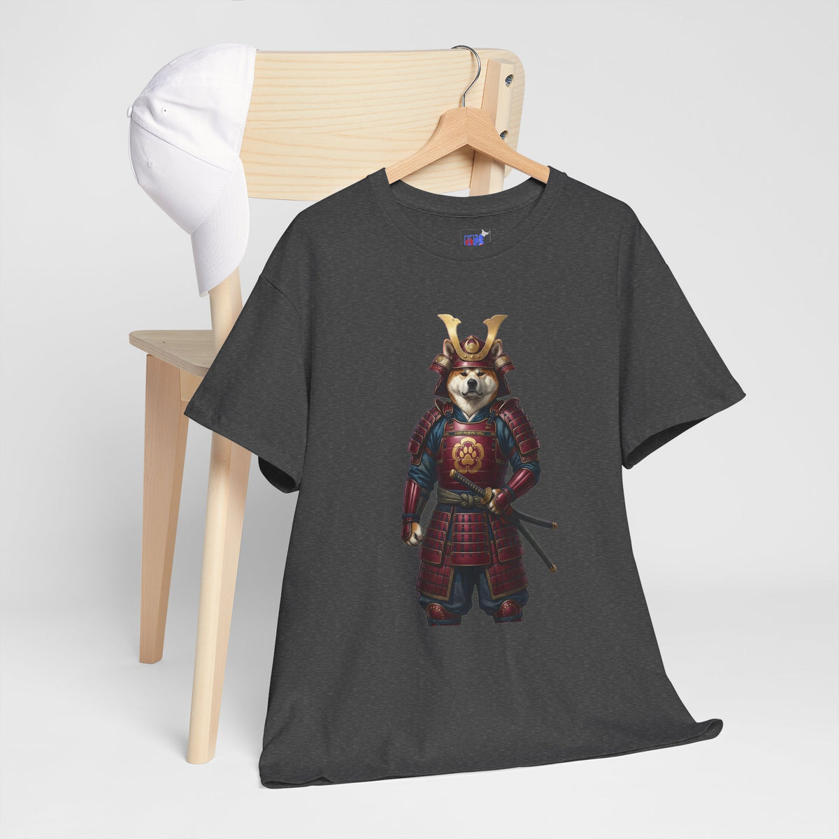 Samurai Shiba Inu Warrior Armor Tee | Japanese Samurai Art