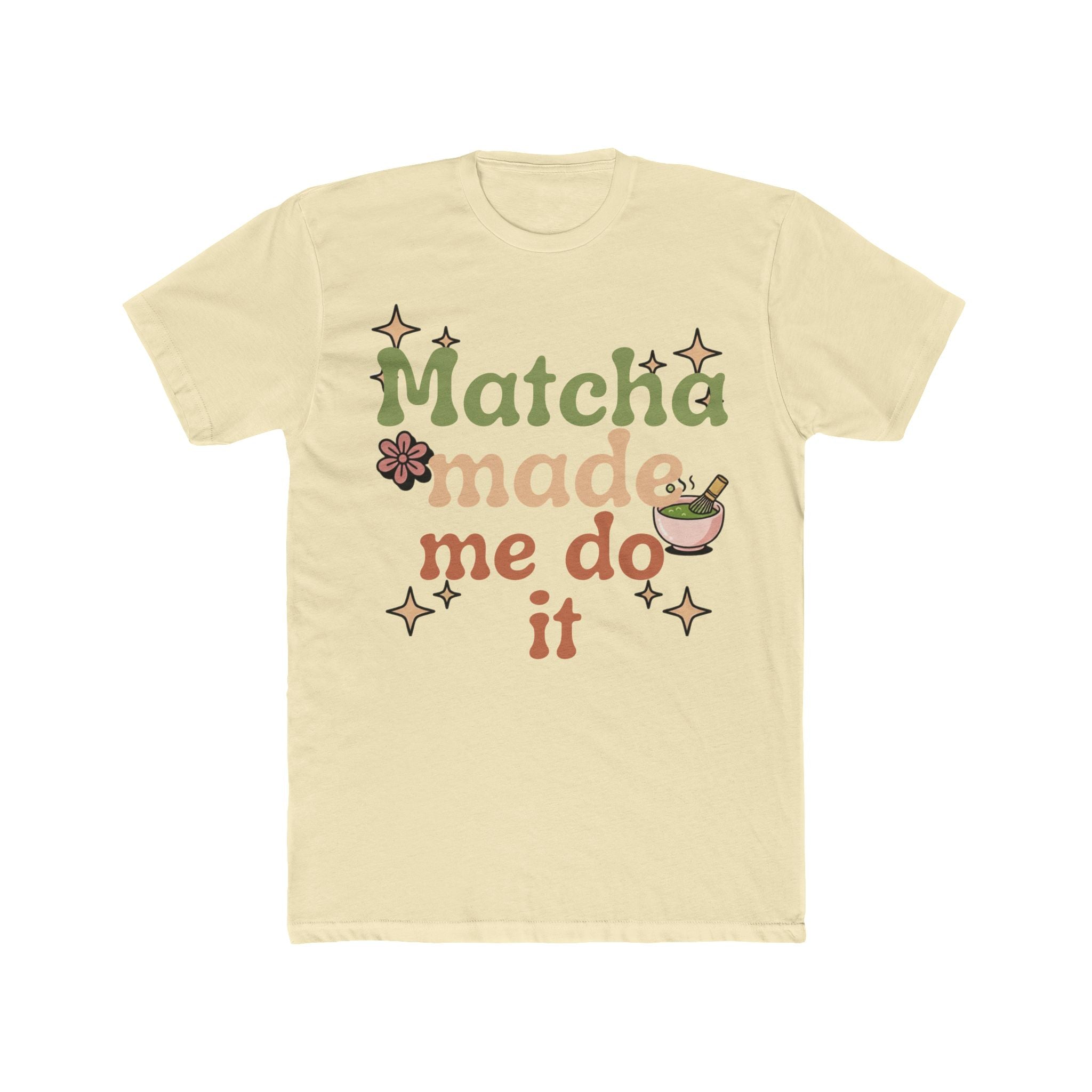 Matcha Made Me Do It Tee | Front-Print Typography Graphic | Matcha Collection