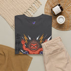 Raijin Thunder God T-Shirt — 雷神 Japanese God of Thunder Men's Tee | Japan Mythology Graphic Shirt