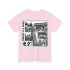 Tokyo Street Culture T-Shirt | 東京 Vintage Manga Front & Back Print | Japan City Series Tee