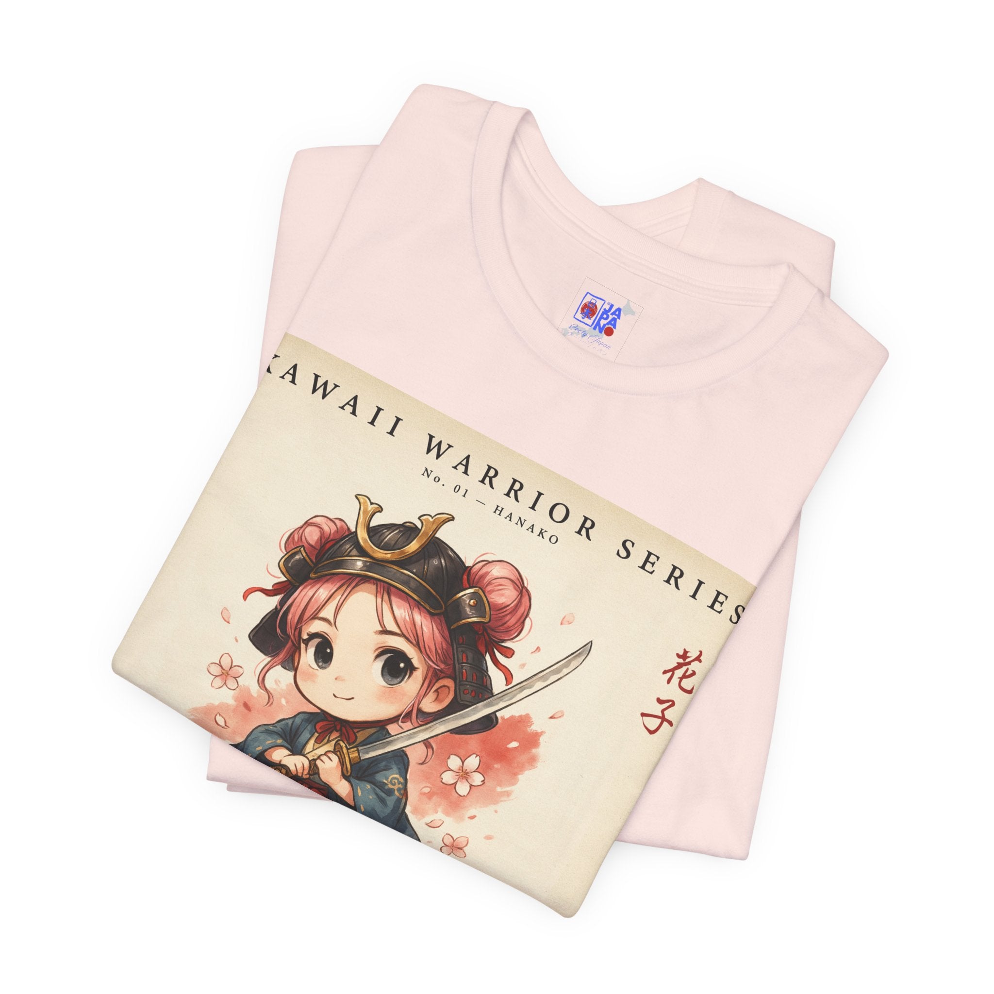 Kawaii Warrior Anime Girl Samurai T-Shirt