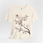 Cherry Blossom T‑Shirt — Soft Pink Floral Tee