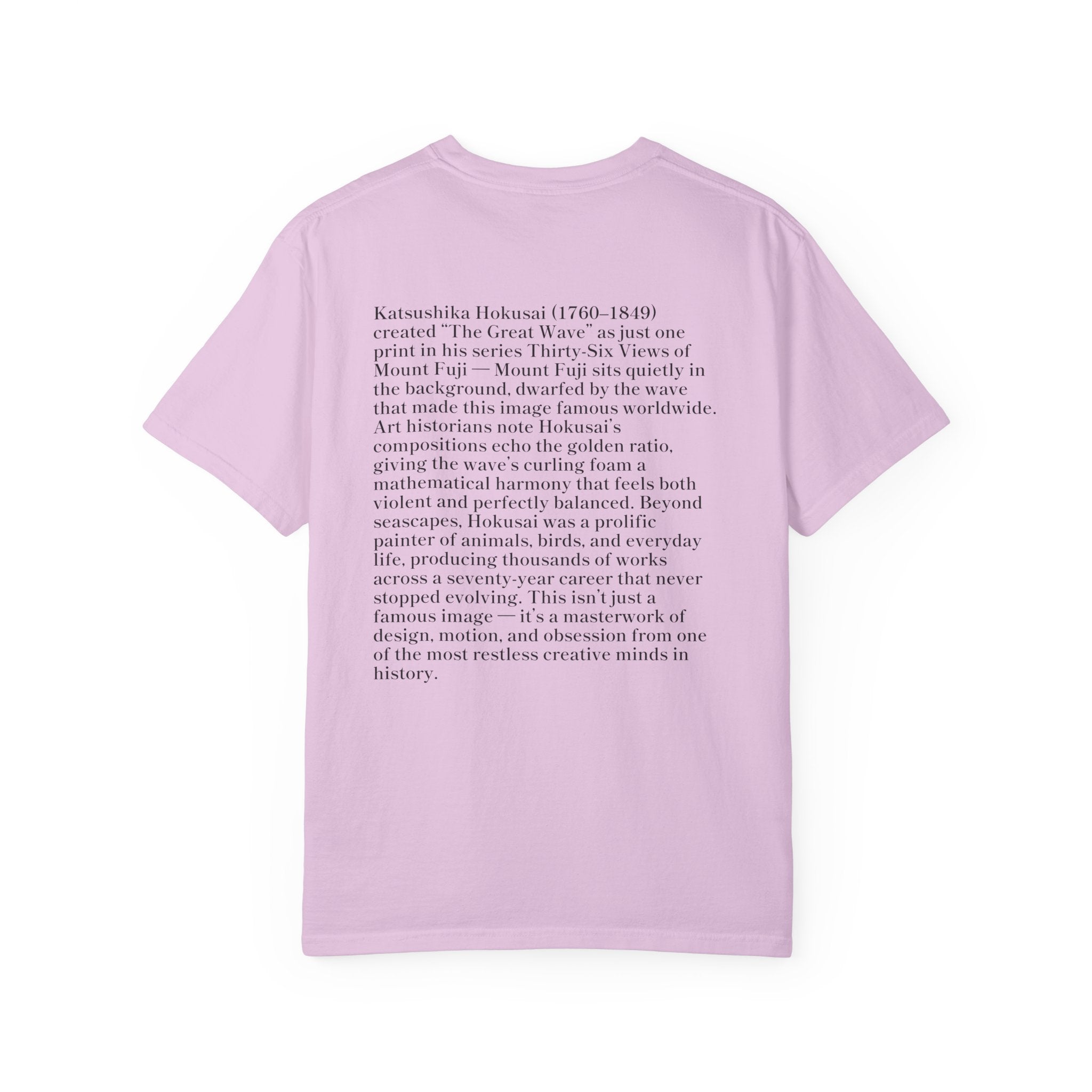 The Great Wave of Kanagawa Hokusai Art Tee — Comfort Colors 1717 Vintage Fit T-Shirt for Women