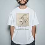 Yoshimura Horyu "Raccoon Dog Under Moonlight",  Japanese Art Museum T-Shirt