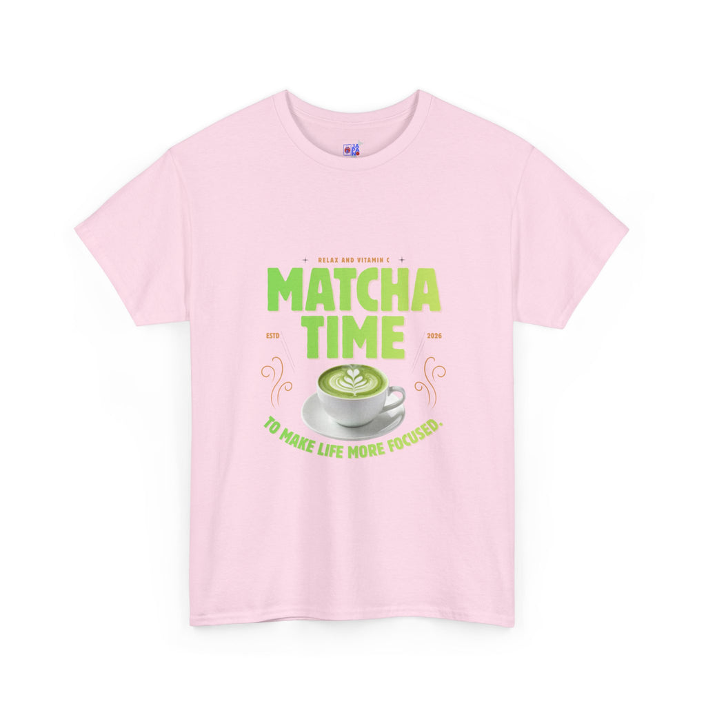 Matcha Time Tee — "Matcha Time to Make Life More Focused" Graphic T-Shirt