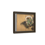 Fujin Wind God Framed Canvas Print, Ogata Korin Edo Period Japanese Art, Rinpa Schoo, Museum Reproduction, Japanese Mythology Wall Art