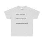 Lawson Saved My Life. 7-Eleven Saved It Again. FamilyMart Finished the Job. | Japan Convenience Store Tee — White Edition