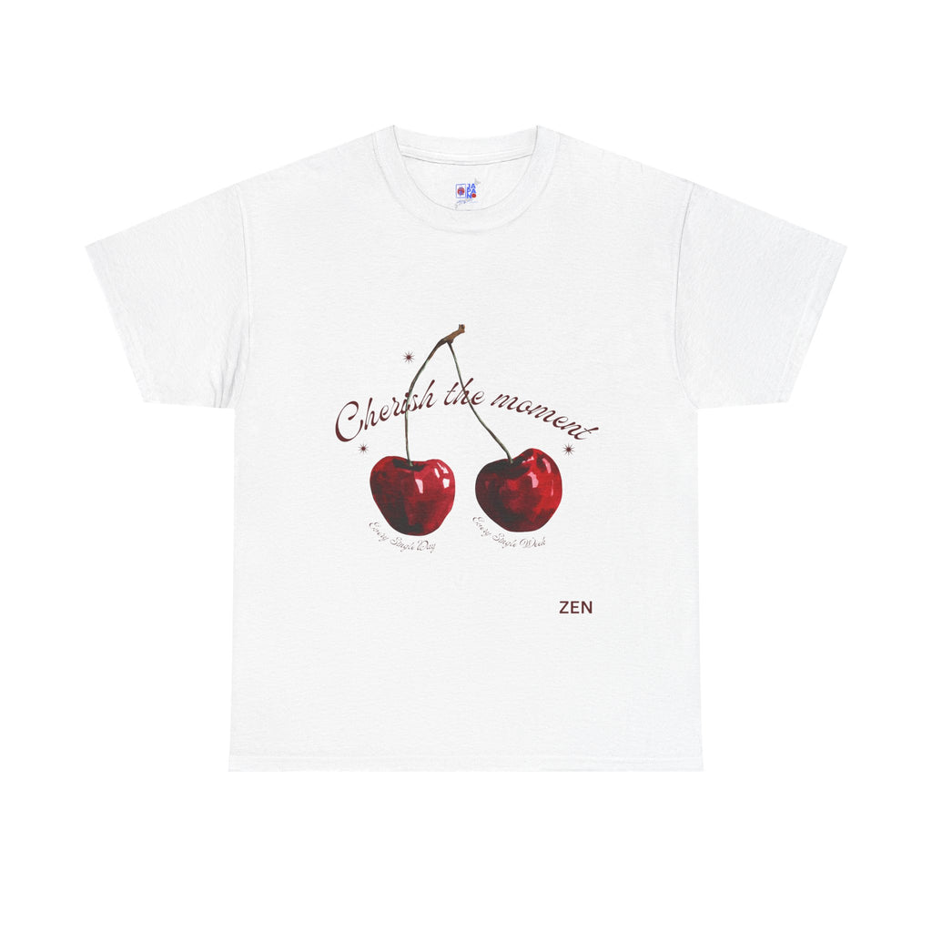 Cherish the Moment Cherry Graphic Tee