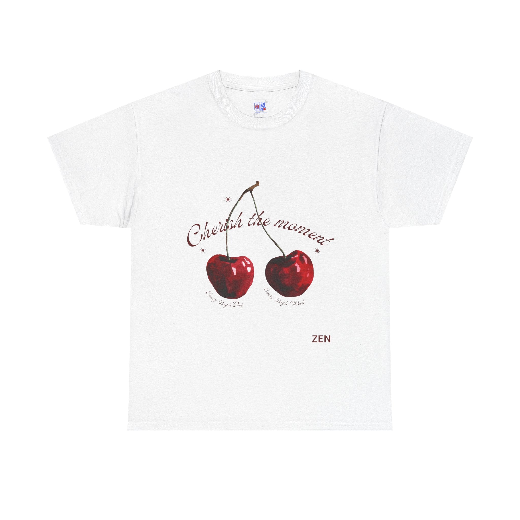 Cherish the Moment Cherry Graphic Tee