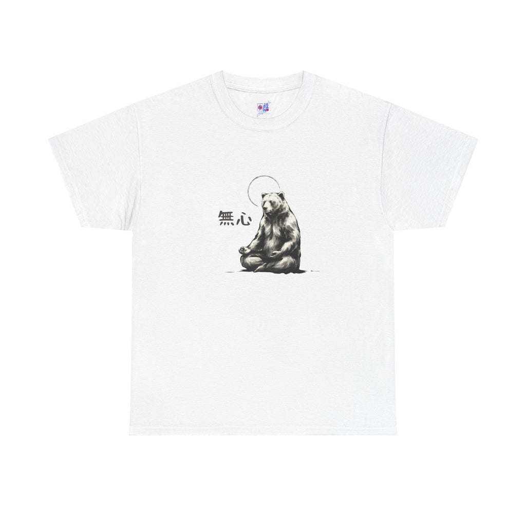 Meditating Bear T‑Shirt — Zen 'Mushin' Graphic Tee