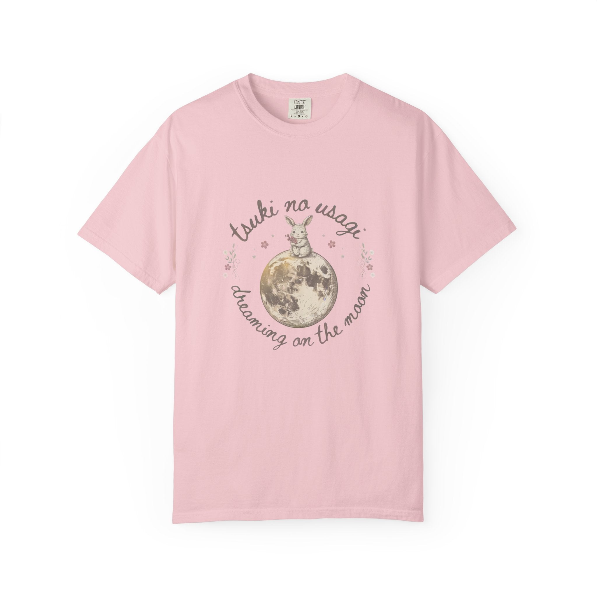 Moon Rabbit T-Shirt — "Tsuki no Usagi / Dreaming on the Moon" Vintage Graphic Tee