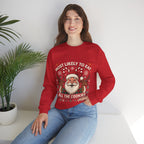 Christmas Crewneck Sweatshirt - "Most Likely to Eat All the Cookies" Merry & Bright Holiday Sweater