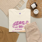 Seas the Day Okinawa Beach Tee — Vacation Graphic T-Shirt