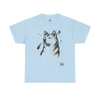 Akita Inu Sumi Ink Portrait T-Shirt — Japanese Ink Wash Dog Tee
