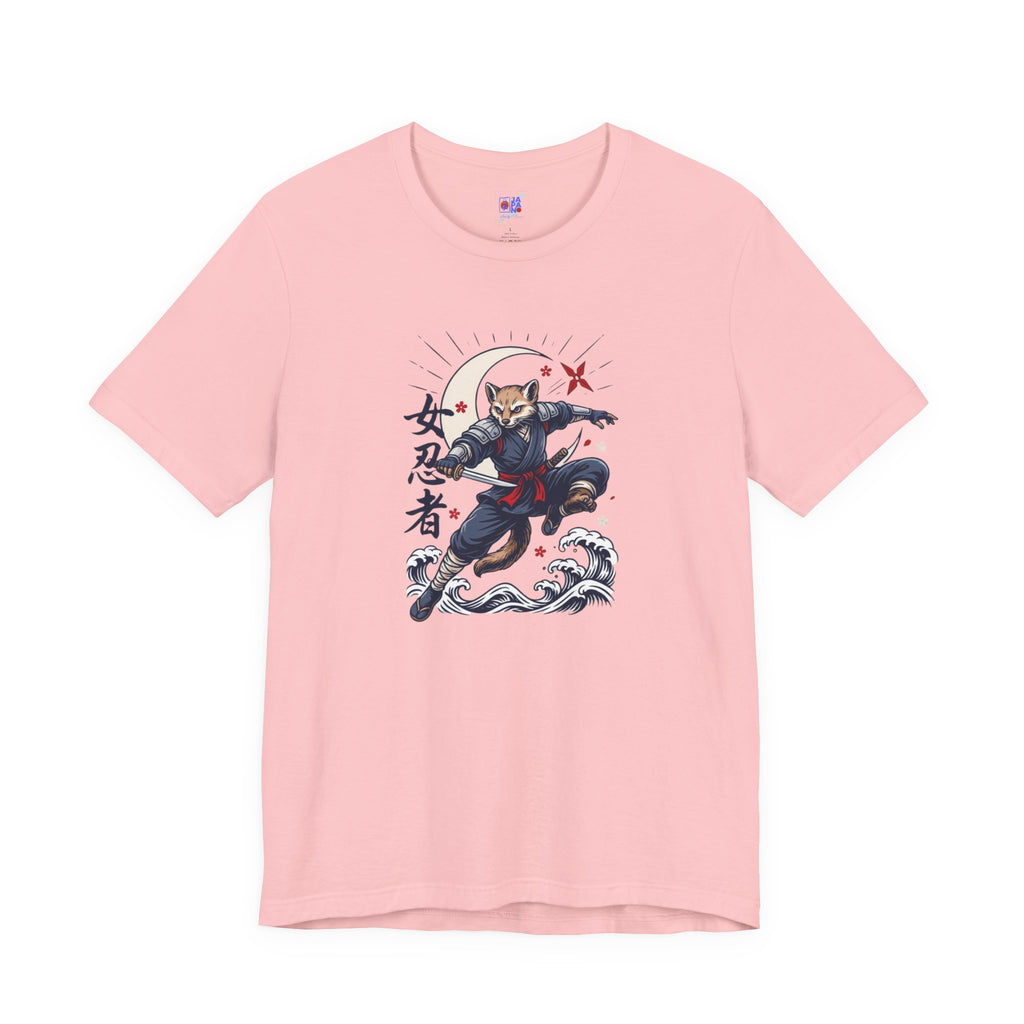 Ninja Cat Tee — Japanese Samurai Cat Graphic T-Shirt
