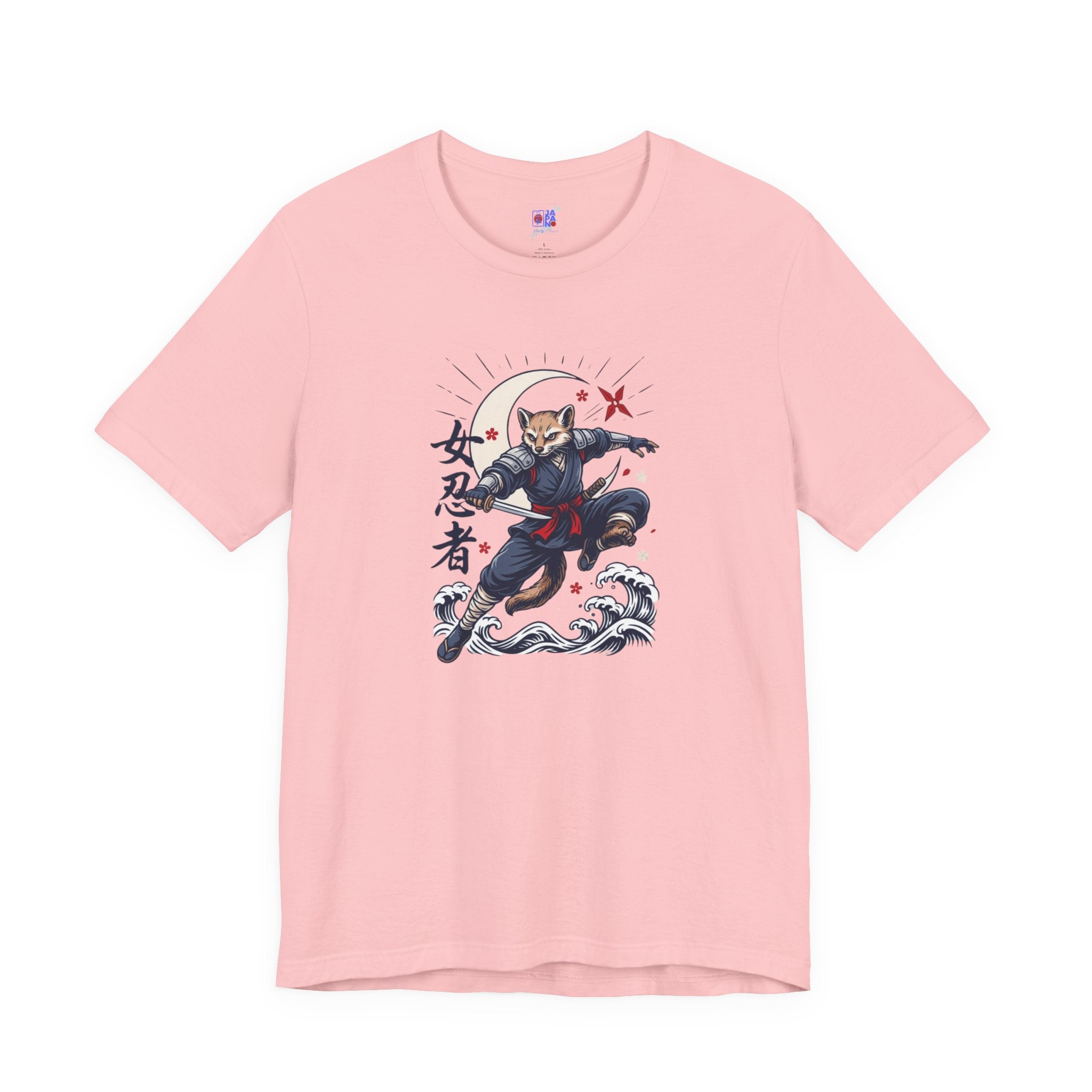 Ninja Cat Tee — Japanese Samurai Cat Graphic T-Shirt