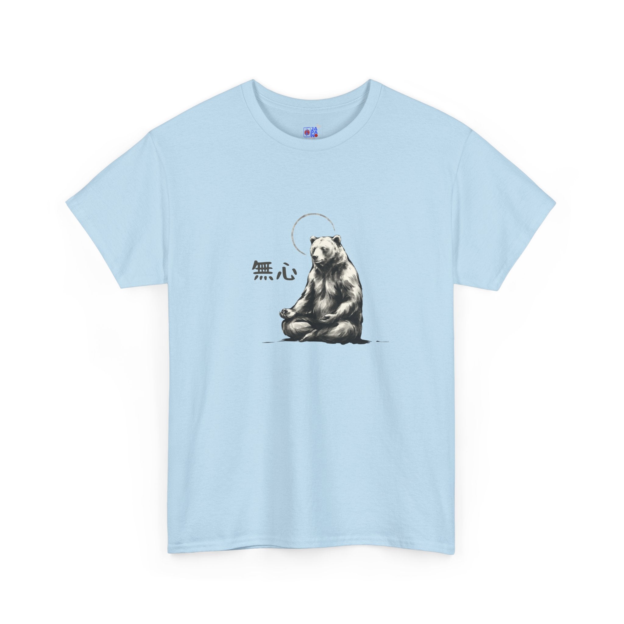 Meditating Bear T‑Shirt — Zen 'Mushin' Graphic Tee