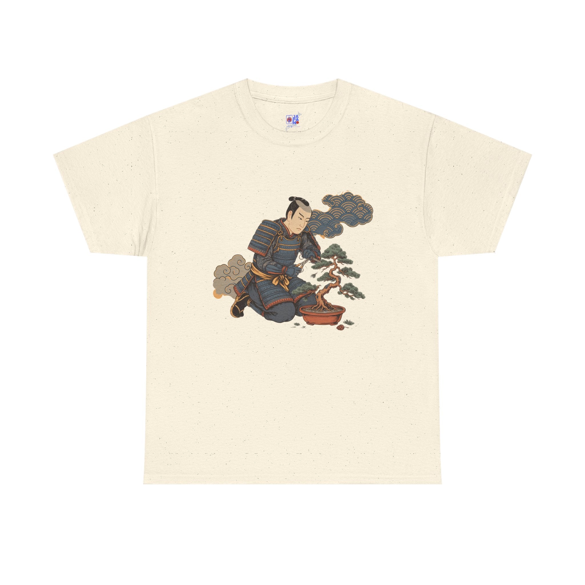 Bonsai Master Samurai T-Shirt, Japanese Ukiyo-E Bonsai Warrior Tee, Zen Gift for Bonsai Lovers, Tree Hobbyists & Plant Dad Gift