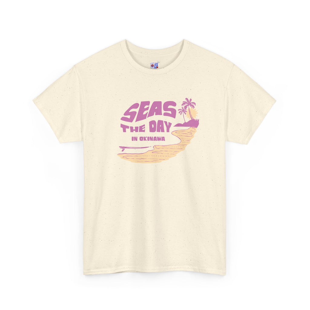 Seas the Day Okinawa Beach Tee — Vacation Graphic T-Shirt