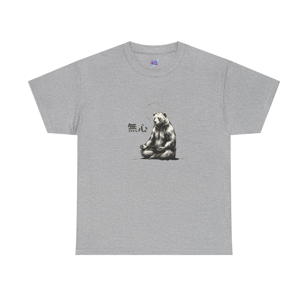 Meditating Bear T‑Shirt — Zen 'Mushin' Graphic Tee