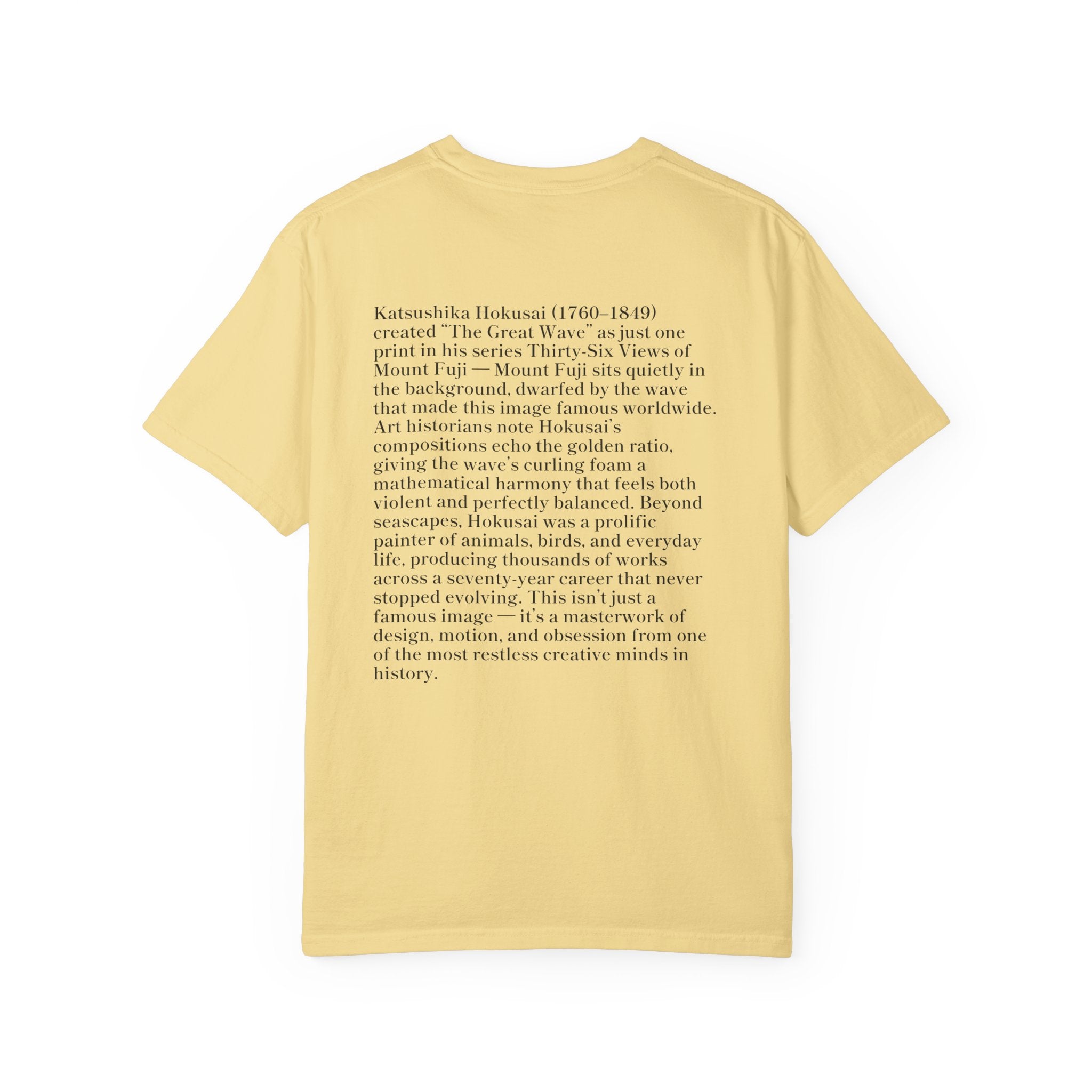 The Great Wave of Kanagawa Hokusai Art Tee — Comfort Colors 1717 Vintage Fit T-Shirt for Women