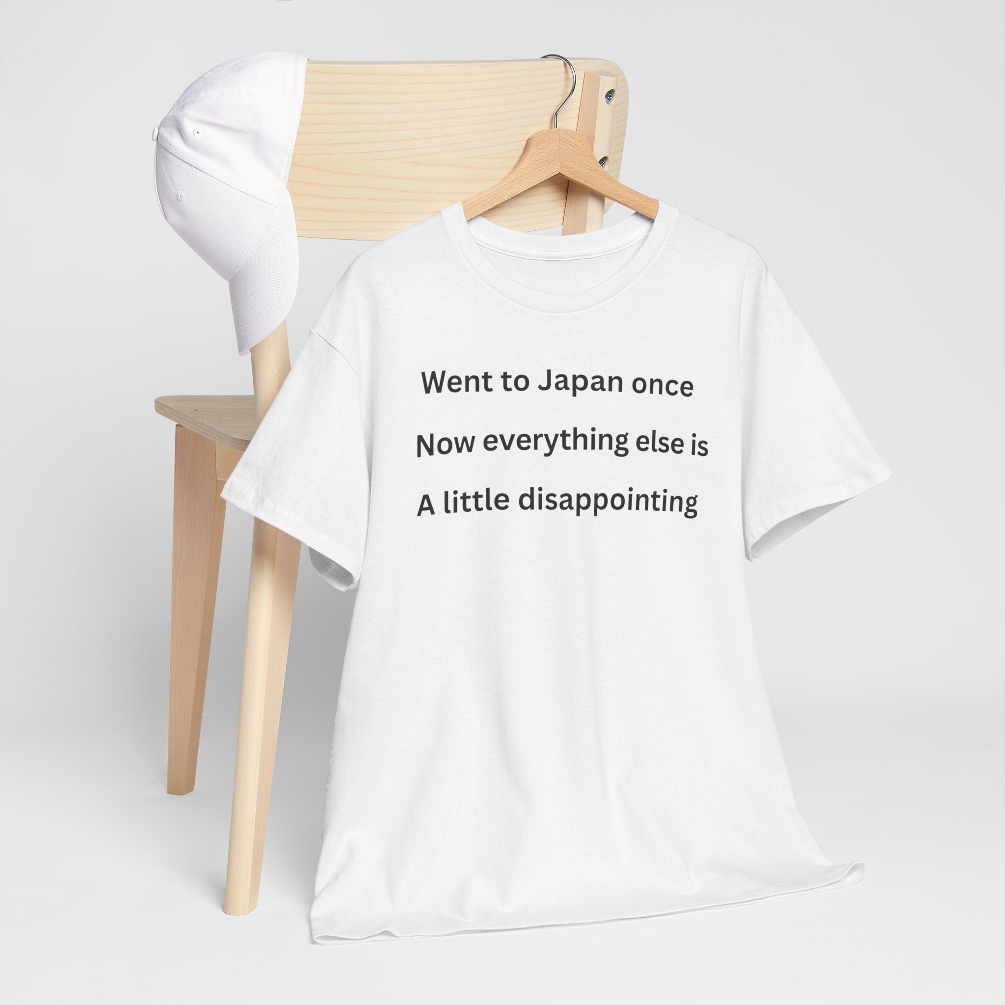 Went to Japan Once. Now Everything Else Is a Little Disappointing. | Front & Back Japan Graphic Tee