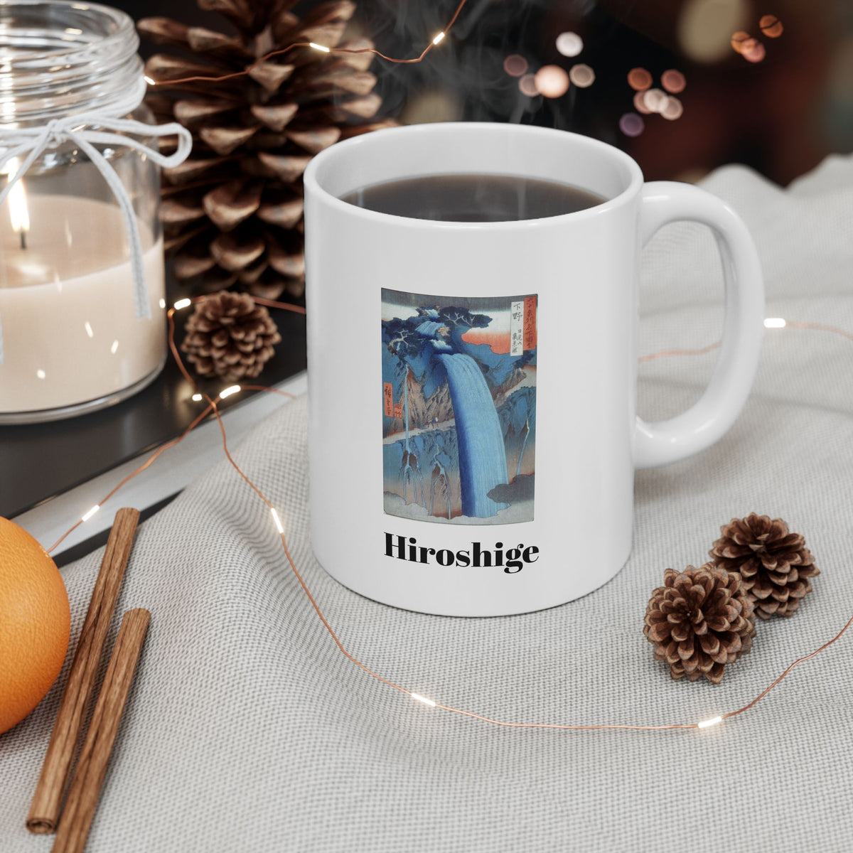 Hiroshige Utagawa Ceramic Mug - Vintage Travel Photo Design Coffee Cup