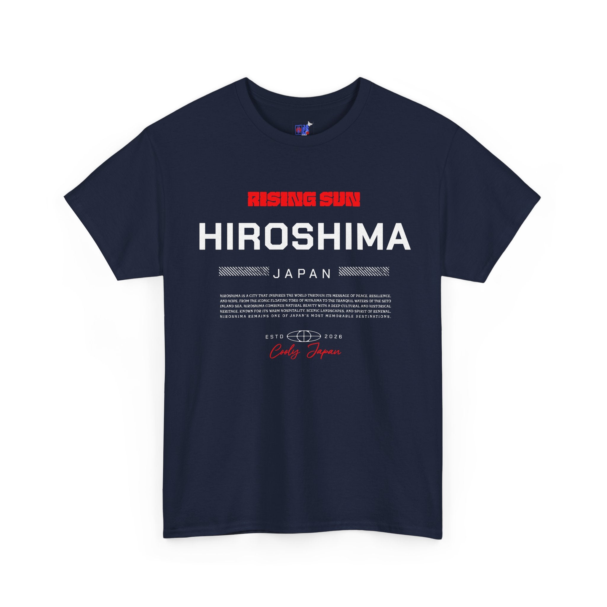 Hiroshima T-Shirt | 広島 Peace & Resilience Japan City Tee | Designed by Japanese