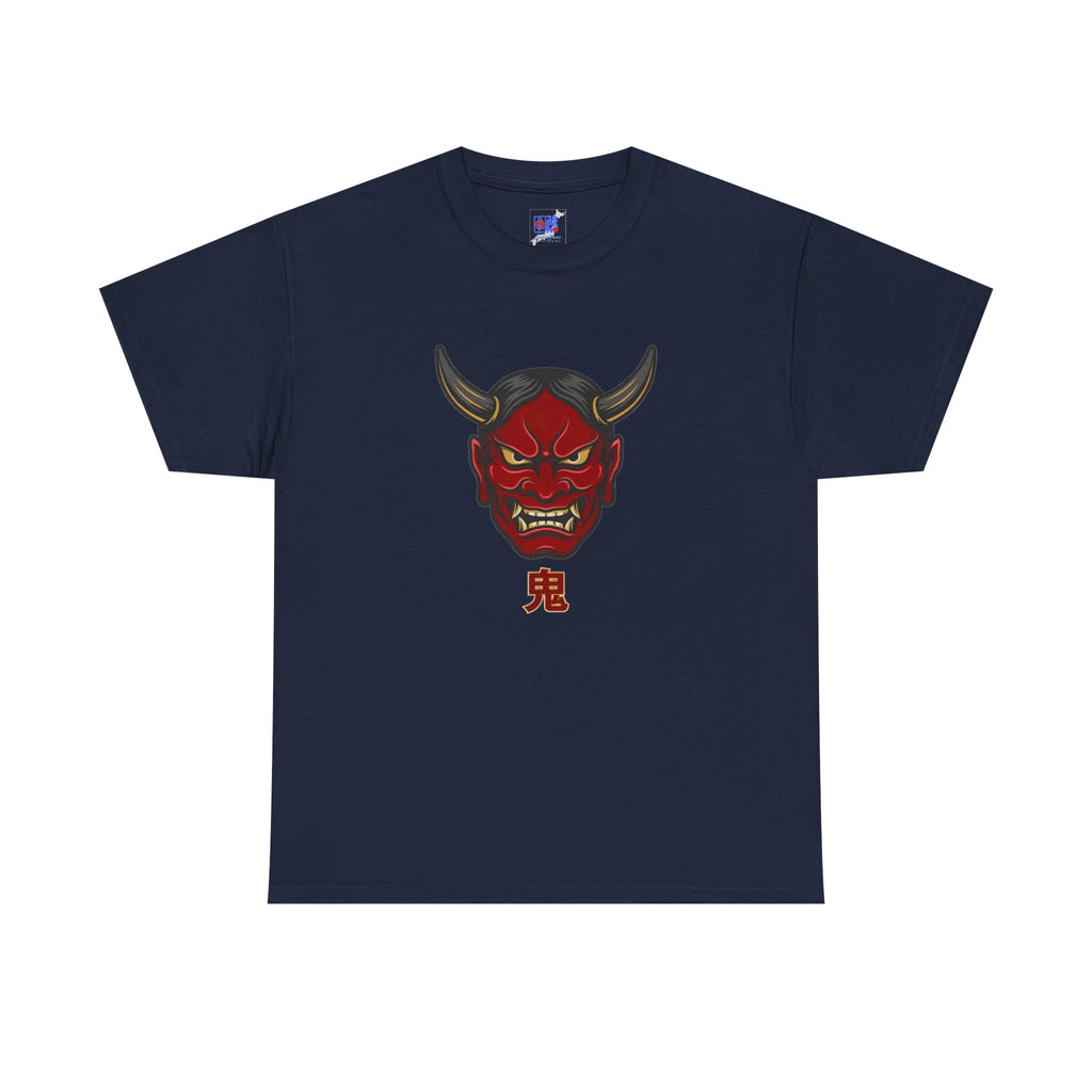 Red Oni Mask T-Shirt | Japanese Demon Hannya Graphic Tee
