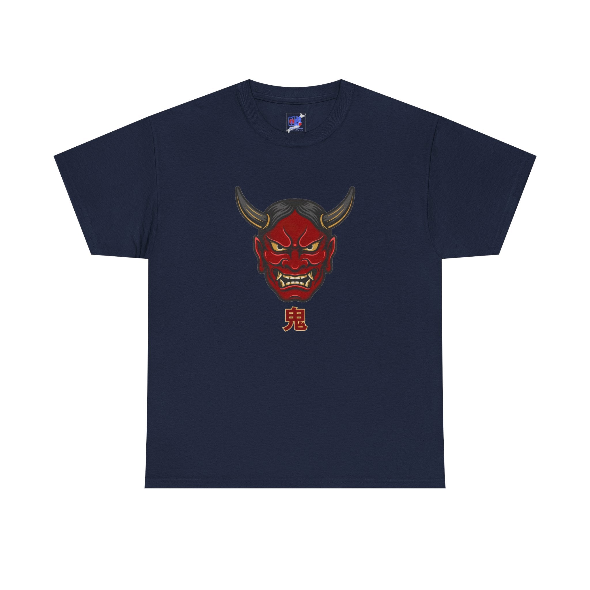 Red Oni Mask T-Shirt | Japanese Demon Hannya Graphic Tee