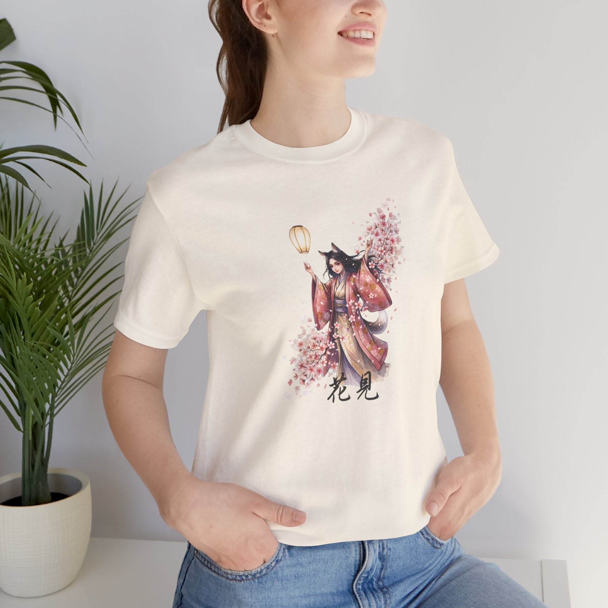 Cherry Blossom Kimono Tee — Hanami Floral Japanese Art T-Shirt