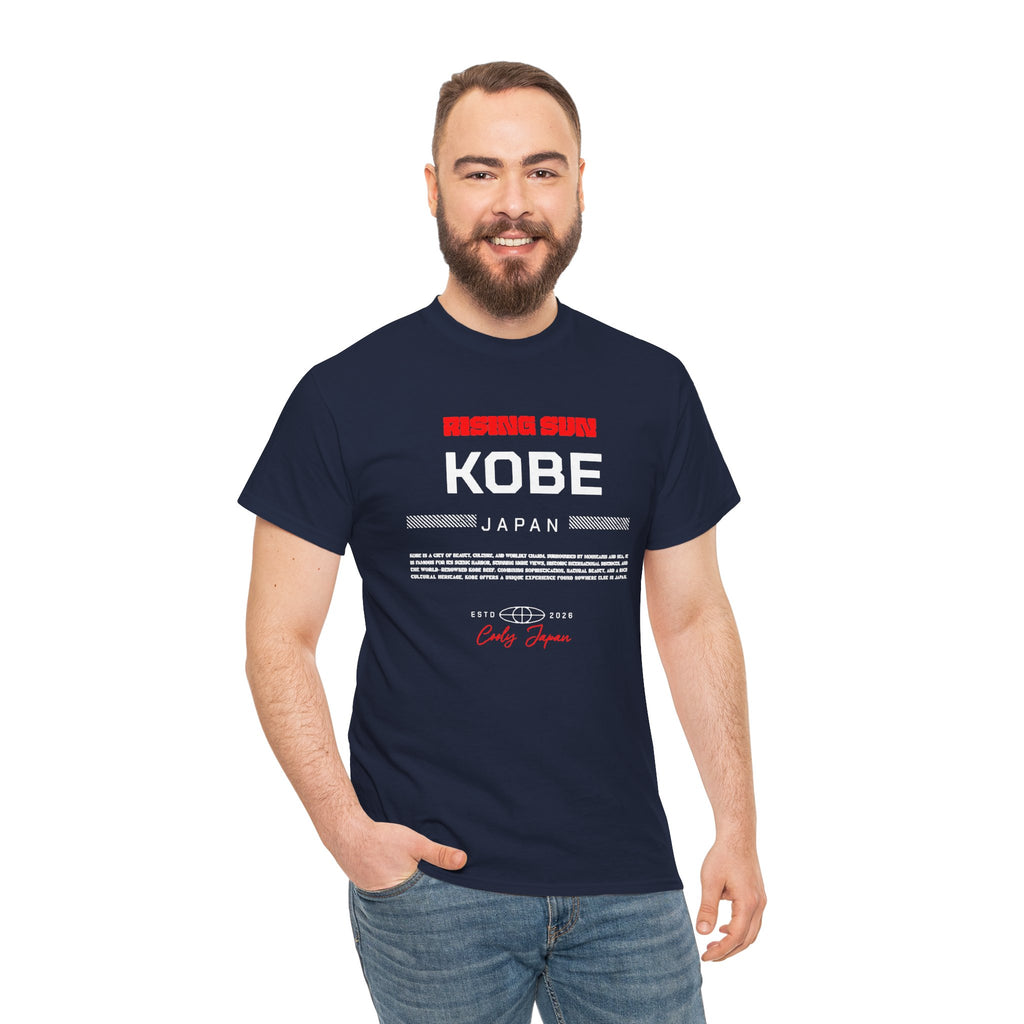 Kobe Japan T-Shirt, Where Mountains Meet the Sea  Harbor City Travel Souvenir  Japan Vacation Memory Tee  Kobe Gift for Japan Lovers
