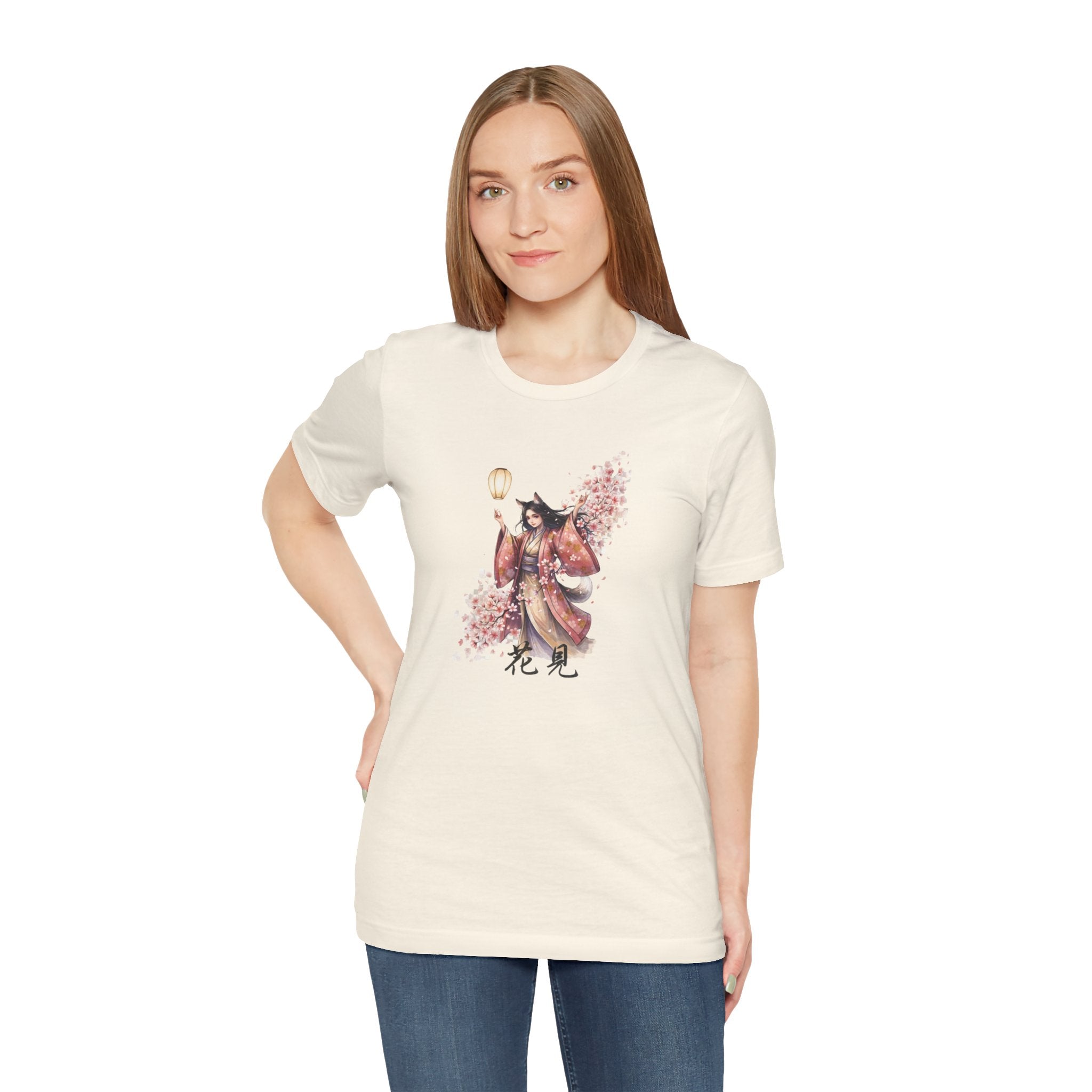 Cherry Blossom Kimono Tee — Hanami Floral Japanese Art T-Shirt