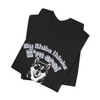 My Shiba Thinks I'm Cool, Shiba Inu Sunglasses Graphic Tee, Japanese Dog Lover Gift, Unisex T-Shirt