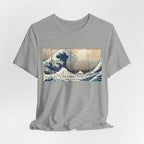 The Great Wave with Golden Ratio T-Shirt | Hokusai Wave Math Art