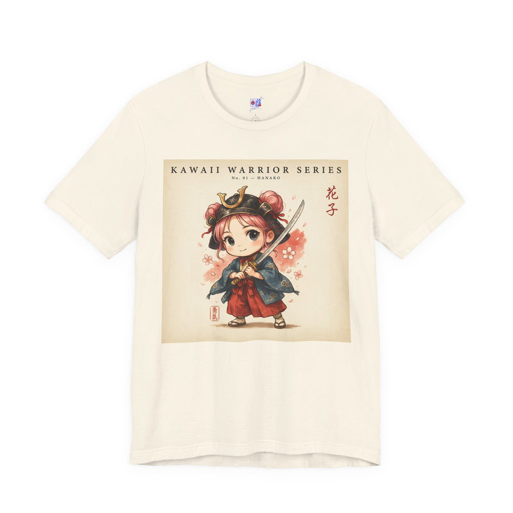 Kawaii Warrior Anime Girl Samurai T-Shirt