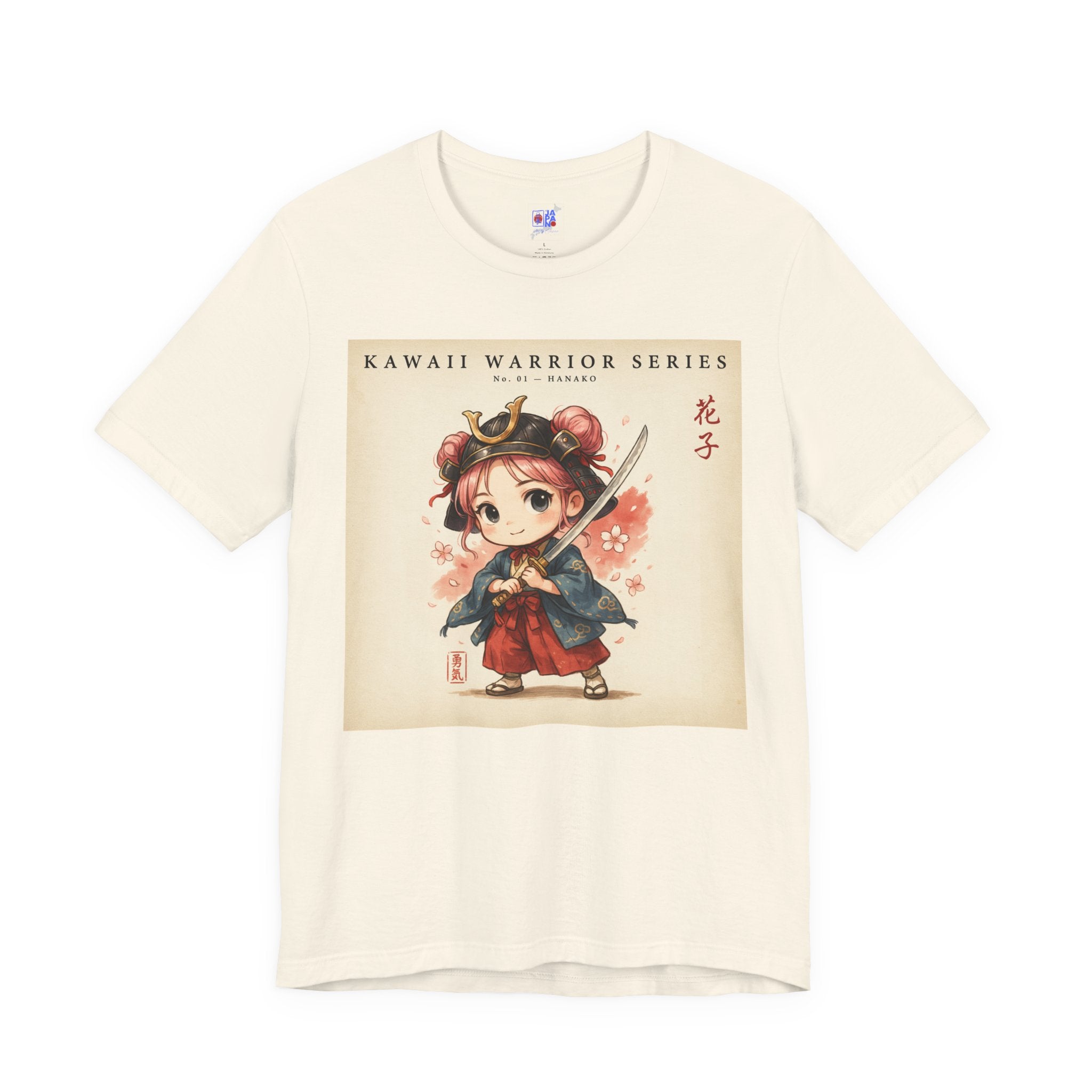Kawaii Warrior Anime Girl Samurai T-Shirt